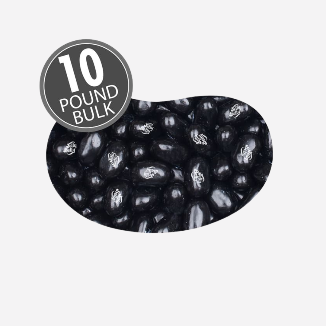 Licorice Jelly Beans - 10 lbs bulk