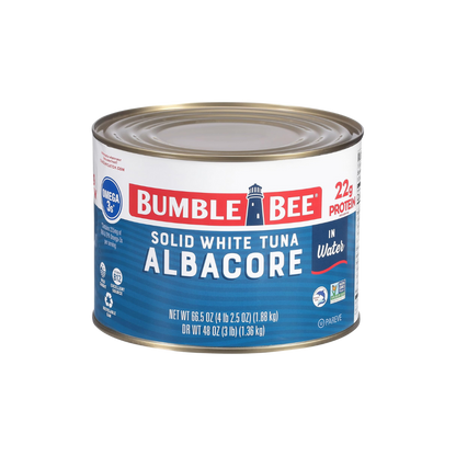 Bumble Bee Solid White Albacore Tuna in Water, 66.5 oz