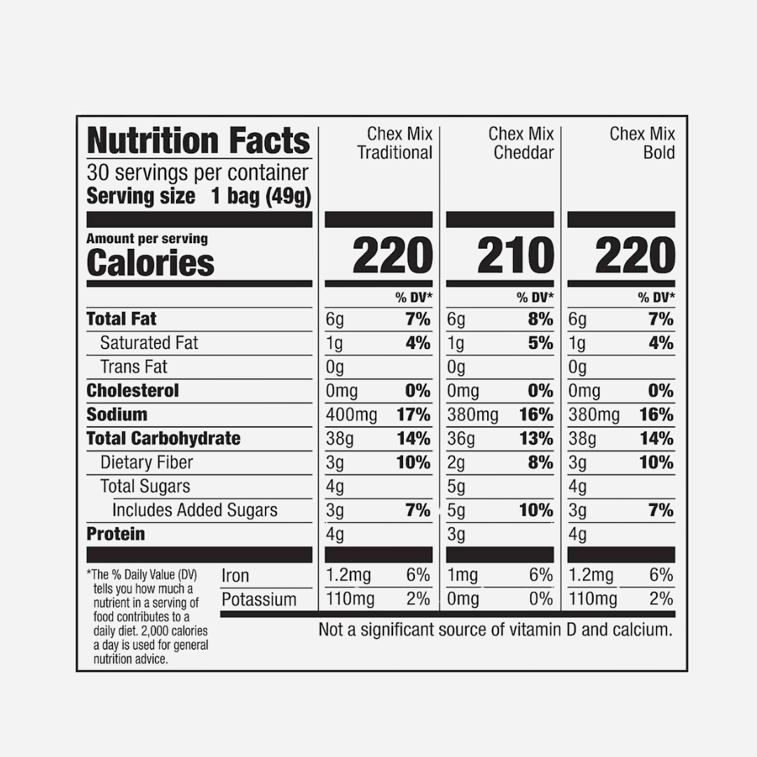 Chex Mix Classics Snack Mix, 30 ct.