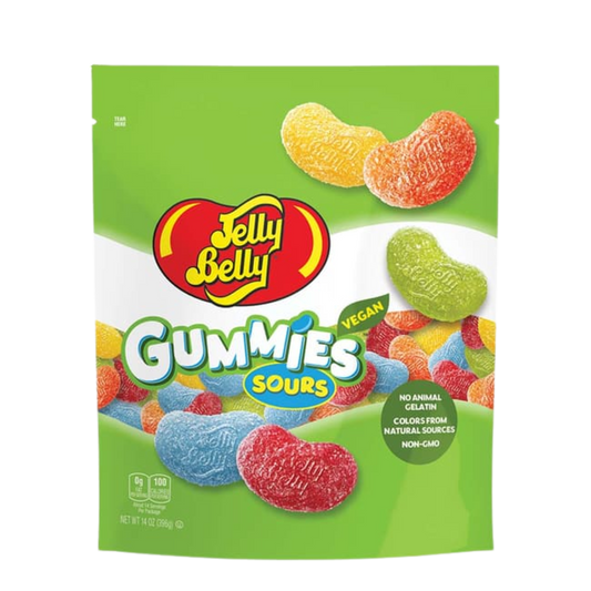 Jelly Belly Assorted Sour Gummies 14 oz Pouch Bag