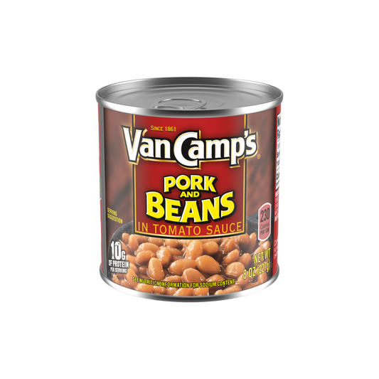 Van Camp's Pork and Beans, Canned Beans, 8 oz