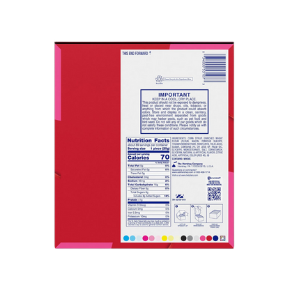 TWIZZLERS PULL 'N' PEEL Cherry Flavored King Size, Chewy Candy Packs, 4.2 oz (15 Count)