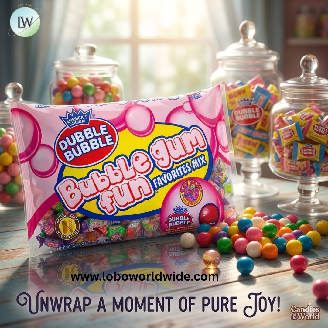 Dubble Bubble Bubble Gum Fun Bags - 1ct