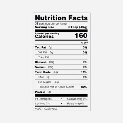 Great Western 1/2 Gallon Carton Blue Raspberry Cotton Candy Floss Sugar