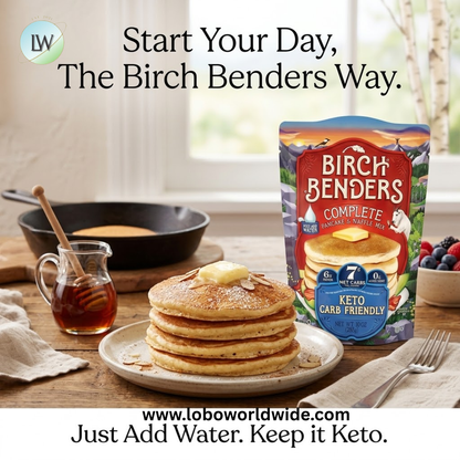 Birch Benders, Complete Pancake & Waffle Mix, Keto, 10 oz (283 g)