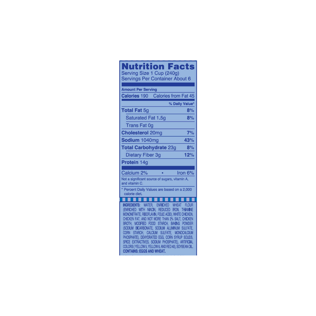 Sweet Sue Chicken & Dumplings – Scratch Made Canned Chicken Dumplings, 14 Grams of Protein Per Serving - Food Service Size for Cafeteria, Bulk Pantry - 48 oz Can (Pack of 1)