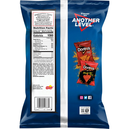 Doritos Cool Ranch Flavored Tortilla Chips, Party Size, 14.05 oz Bag