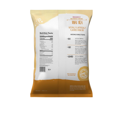 Big Train 3.5 lb. Dragonfly Thai Tea Blended Creme Frappe Mix