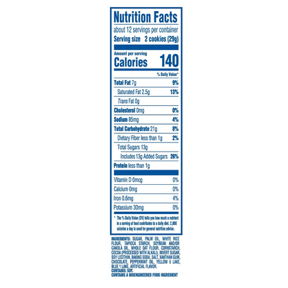 OREO Toffee Crunch Creme with Sugar Crystals Chocolate Sandwich Cookies, Family Size, 17 oz