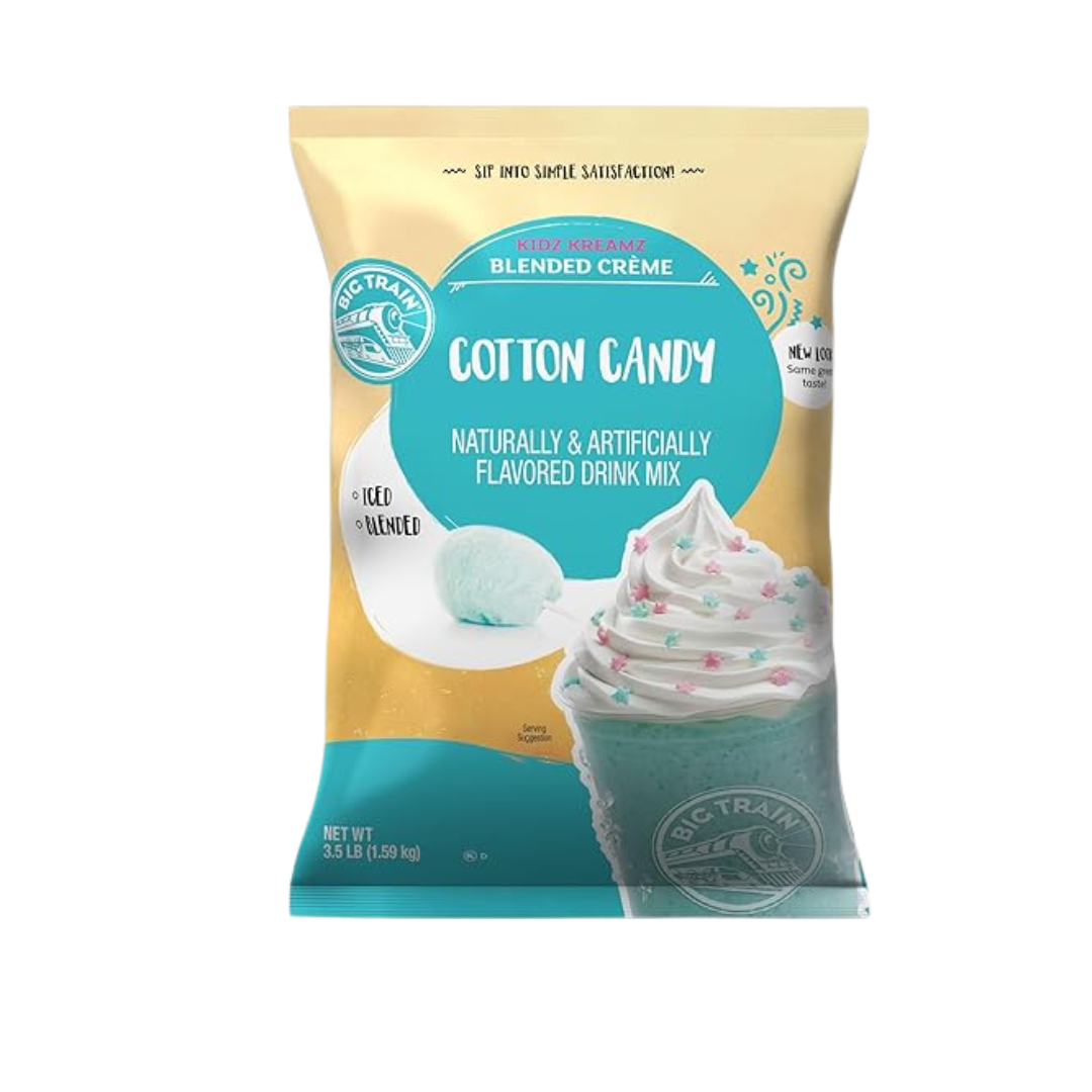 Big Train 3.5 lb.  Blended Ice Coffee Mix-5/case & 4/case (various flavours)