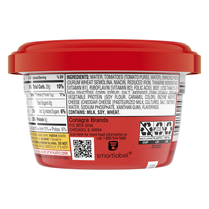 Chef Boyardee Beefaroni Pasta, Microwave Food, 7.5 OZ Microwaveable Bowl (12 Bowls)