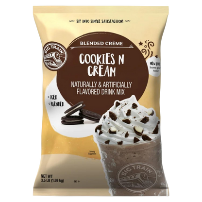 Big Train 3.5 lb.  Blended Ice Coffee Mix-5/case & 4/case (various flavours)
