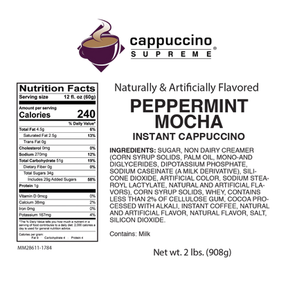 YORK¬Æ Peppermint Cappuccino Mix 3 lb-4/case