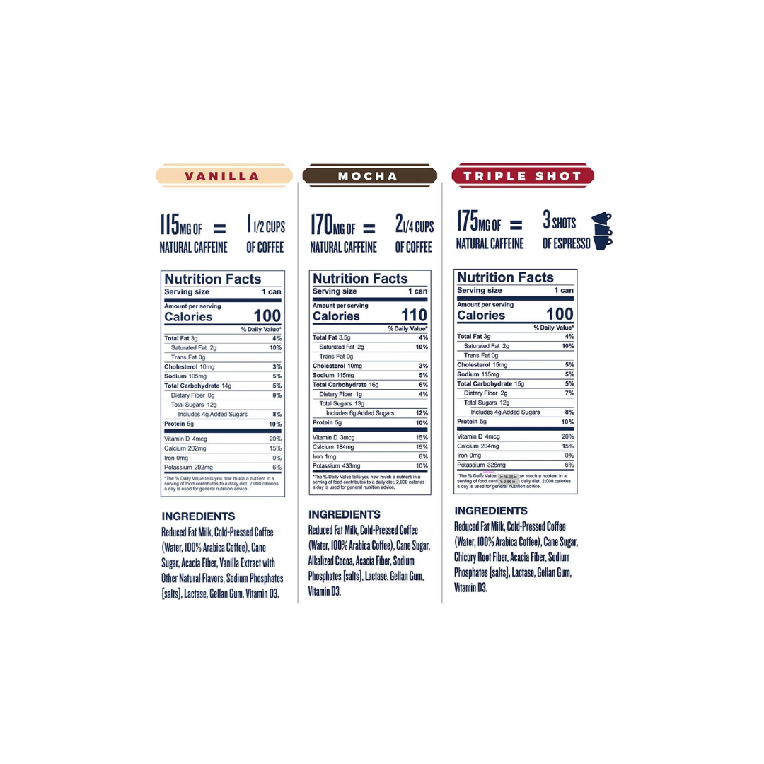 La Colombe Coffee Draft Latte, Variety Pack, Cans, 12 pk./9 fl. oz.