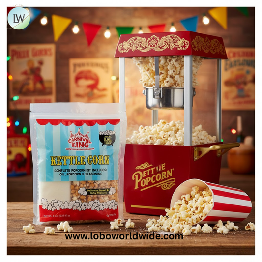 Carnival King All-In-One Kettle Corn Popcorn Kit for 6 oz. Popper - 24/Case