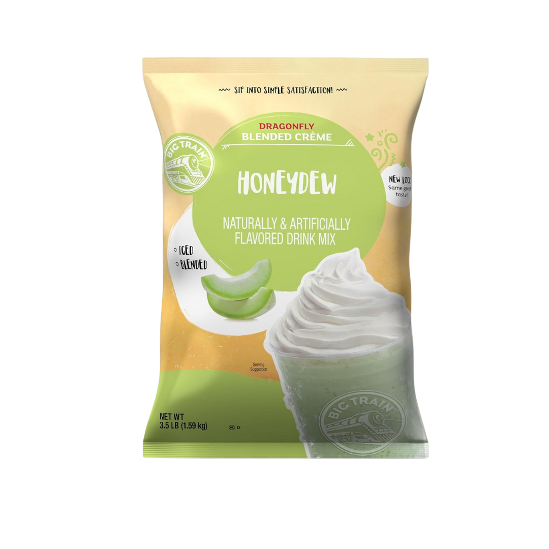 Big Train 3.5 lb.  Blended Ice Coffee Mix-5/case & 4/case (various flavours)