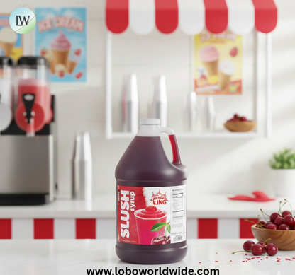 Carnival King 1 Gallon Slushy 5:1 Concentrate - 4/Case (Various Flavors)