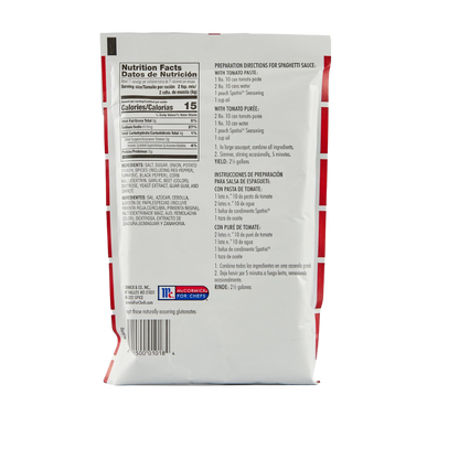 Lawry's 15 oz. Spatini Spaghetti Sauce Seasoning Mix - 6/Case