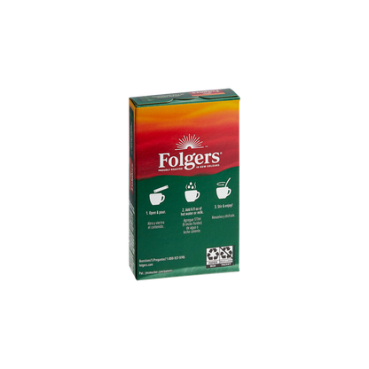 Folgers Classic Decaf Instant Coffee Packets - 72/Case