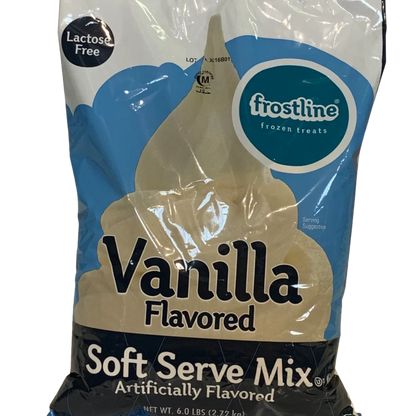 Frostline Soft Serve Ice Cream 6lbs - 6/Case(Various Flavours)