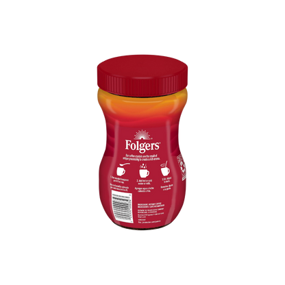 Folgers Classic Roast Instant Coffee (various cases)
