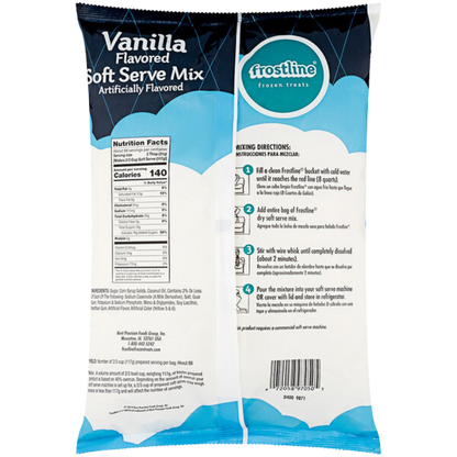 Frostline Soft Serve Ice Cream 6lbs - 6/Case(Various Flavours)