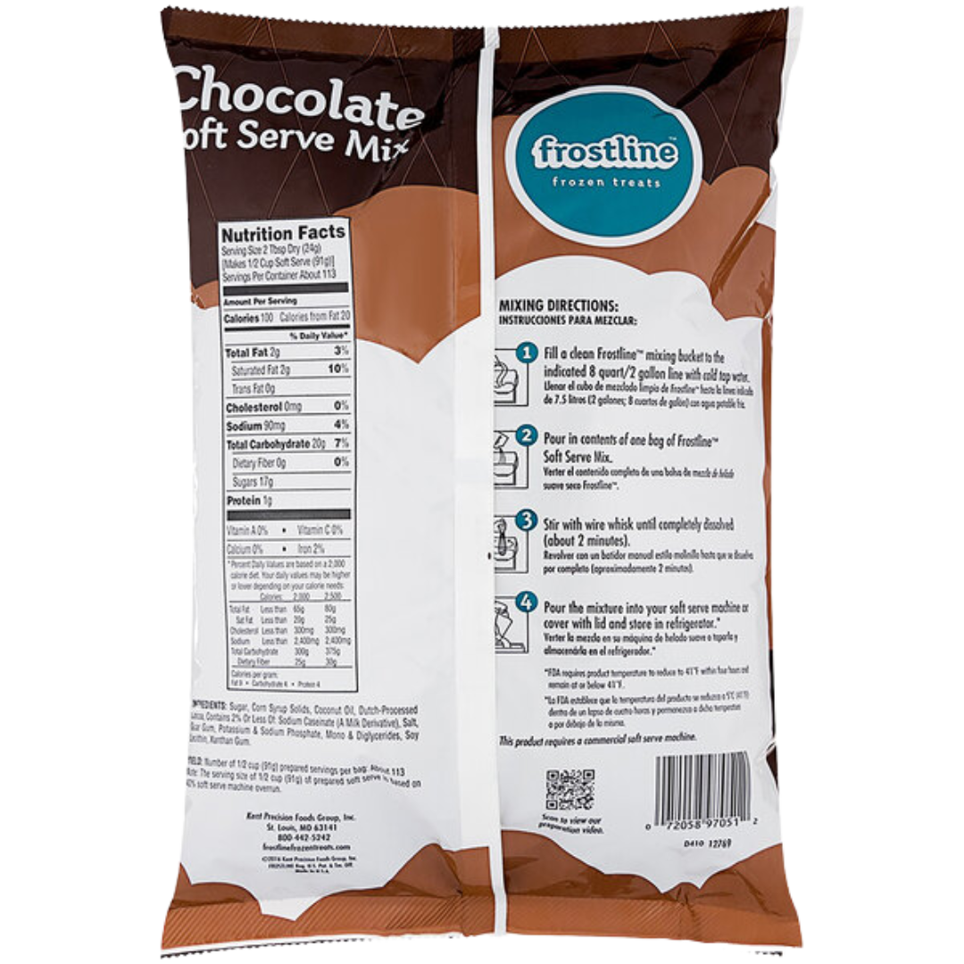 Frostline Soft Serve Ice Cream 6lbs - 6/Case(Various Flavours)