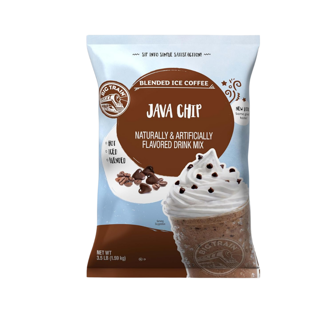 Big Train 3.5 lb.  Blended Ice Coffee Mix-5/case & 4/case (various flavours)