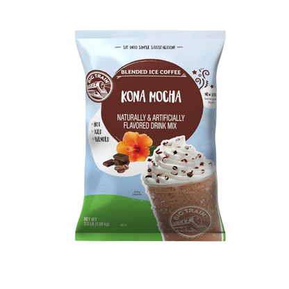 Big Train 3.5 lb.  Blended Ice Coffee Mix-5/case & 4/case (various flavours)