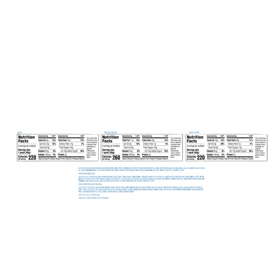 Nabisco Cookie Variety Pack, OREO, Nutter Butter, CHIPS AHOY!, 10 Snack Packs (4 Cookies Per Pack)