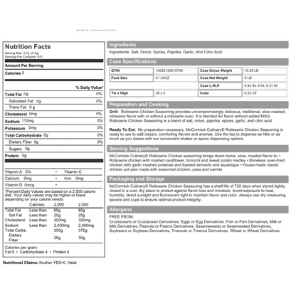 Frank's RedHot Original Seasoning 21.2 oz.