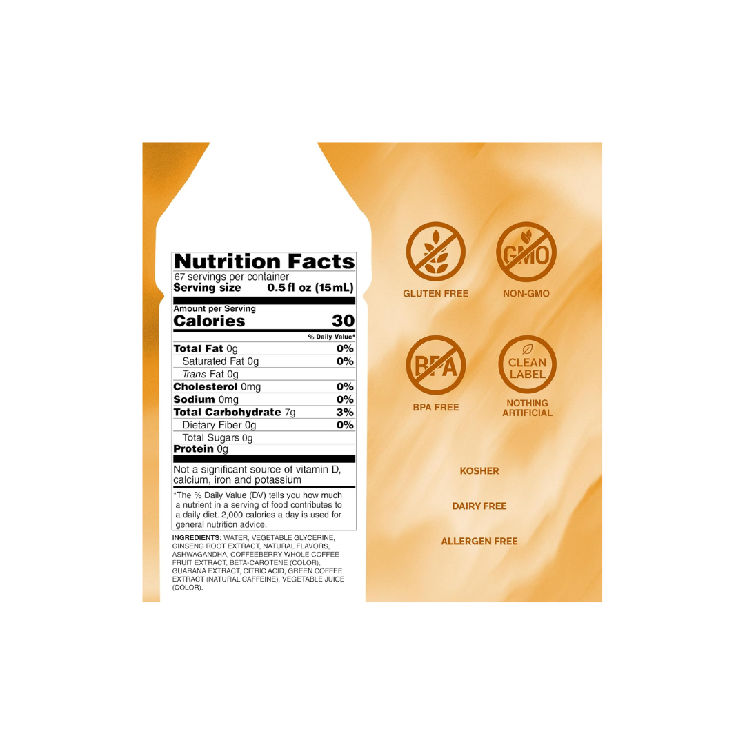 Monin Energy Boost Beverage Enhancement 1 Liter