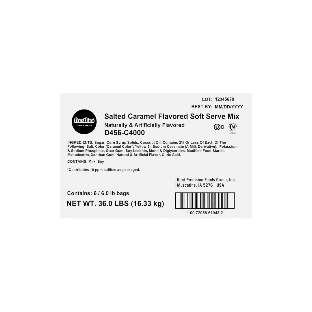 Frostline Salted Caramel Soft Serve Mix, 6 Pounds
