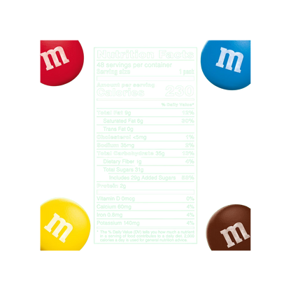 M&M's Full Size Chocolate Candy, Milk Chocolate, 48 ct./1.69 oz.