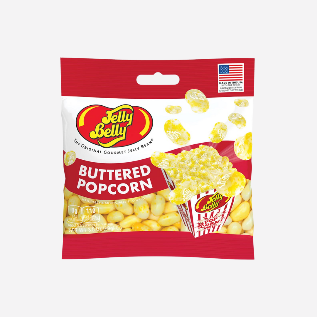 Jelly Belly Buttered Popcorn ( 3.5 Ounces)