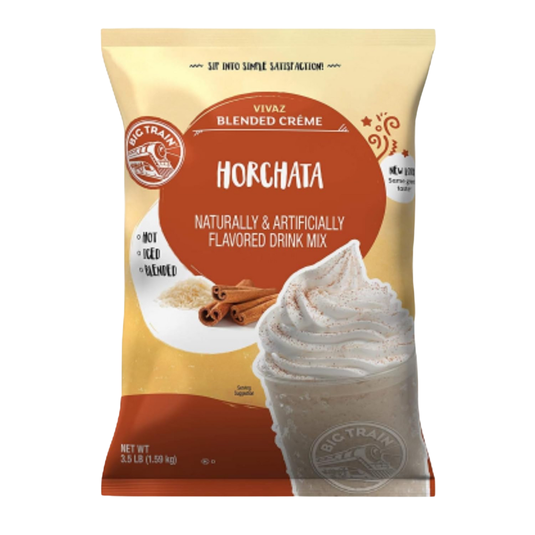 Big Train 3.5 lb.  Blended Ice Coffee Mix-5/case & 4/case (various flavours)