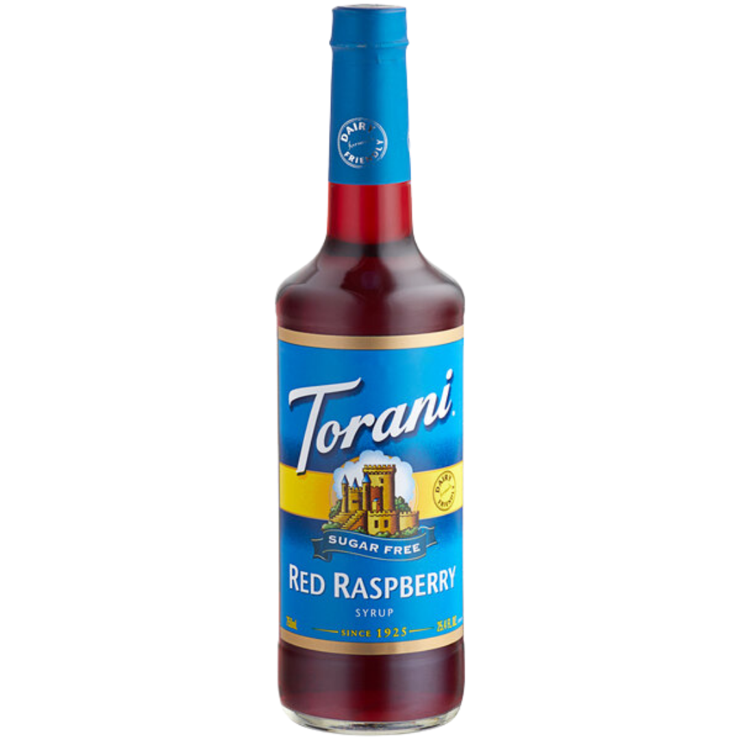 Torani Sugar-Free Flavoring Syrup 750 mL Glass Bottle - 12/Case & 4/case (Various Flavors)