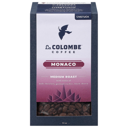 La Colombe Monaco Whole Bean Coffee, Full Bodied Medium Roast, Specialty Roasted, 12 Oz (Various Sizes)