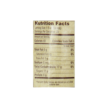 Monin Organic Agave Nectar Sweetener Syrup 1 Liter