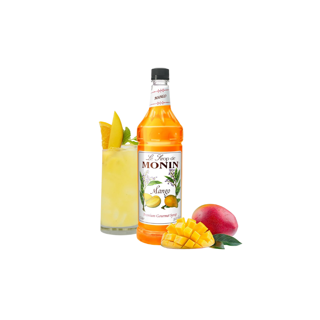 Monin Premium Flavoring Syrup 1 Liter-4/Case (Various Flavors)