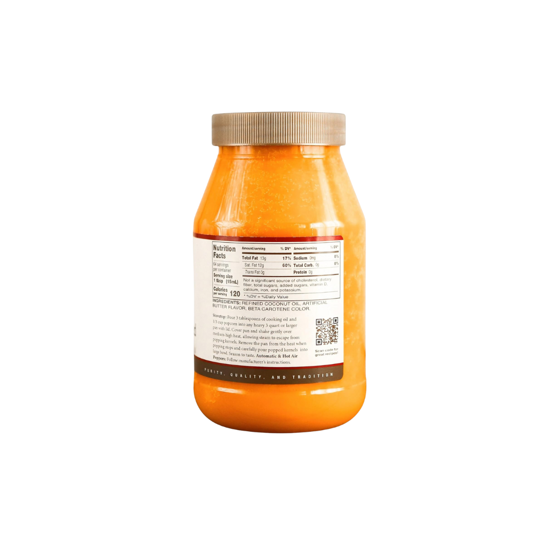 Golden Barrel 32 fl. oz. Butter Flavored Coconut Oil