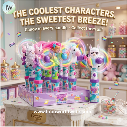 Candy Fan Toys - 12ct