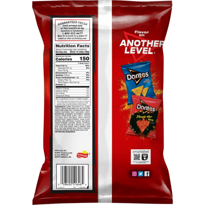 Doritos Nacho Cheese Flavored Tortilla Chips, 9.25 oz Bag