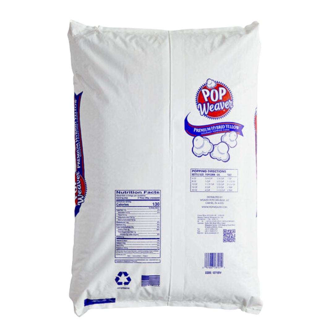 Pop Weaver 50 lb. Popcorn Kernels(various flavours)