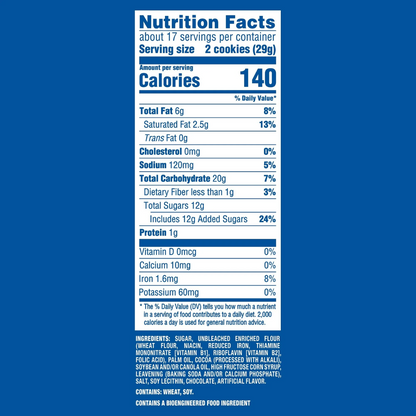 (3 pack) OREO Dark Chocolate Creme Chocolate Sandwich Cookies, Family Size, 17 oz