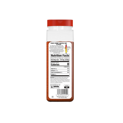 Frank's RedHot Nashville Hot Seasoning 17.64 oz.