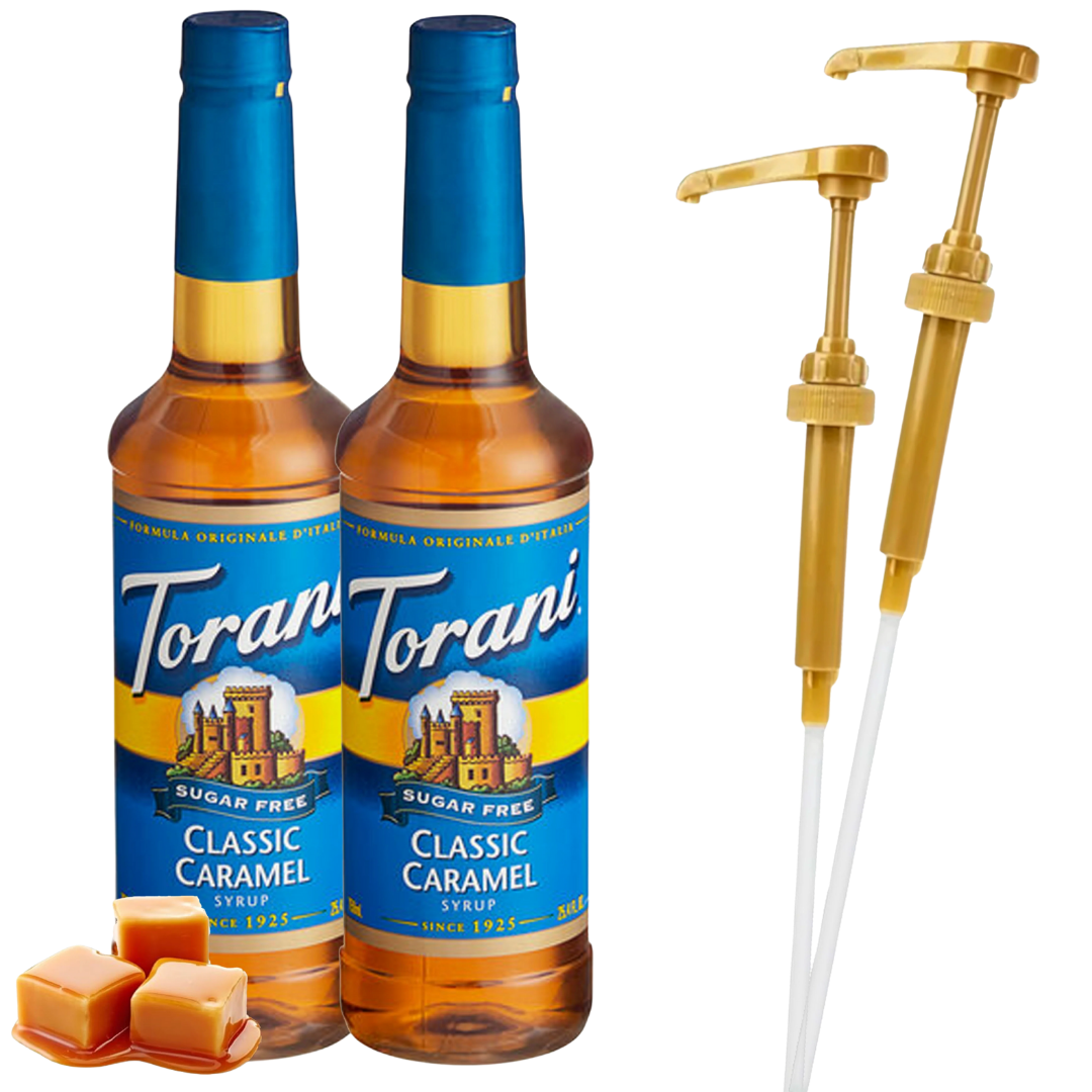 Torani Sugar-Free Flavoring Syrup 750 mL Glass Bottle - 12/Case & 4/case (Various Flavors)