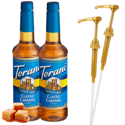 Torani Sugar-Free Flavoring Syrup 750 mL Glass Bottle - 12/Case & 4/case (Various Flavors)