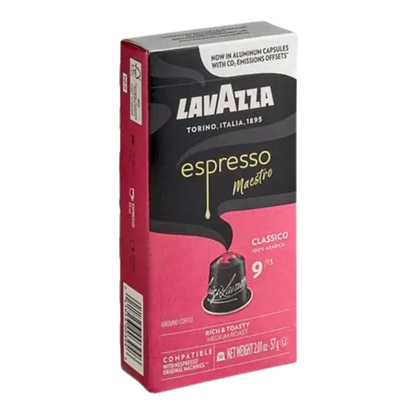 Lavazza Espresso Maestro Single Serve Capsules for Nespresso* Original Machines -(Various flavours &Sizes)