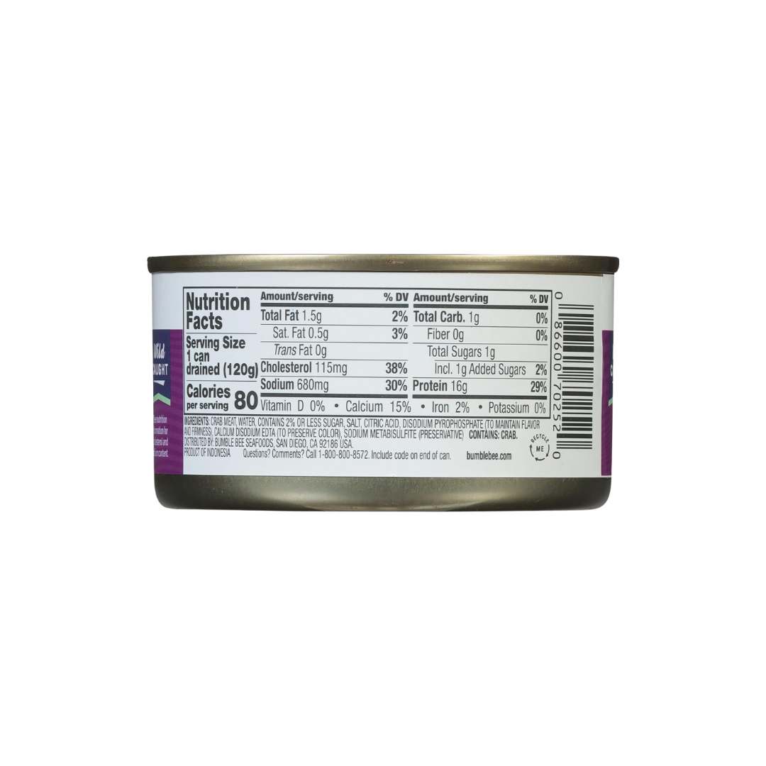 Bumble Bee Crab Meat Bundle (2 Total Cans)  - 1 6 oz